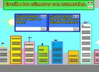 Cuenta ventanas edificio y escribe números simbólicamente (IV)