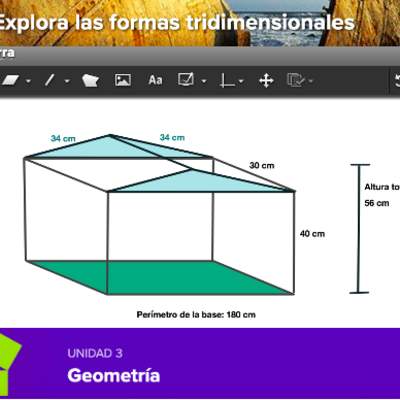 Explora las formas tridimensionales