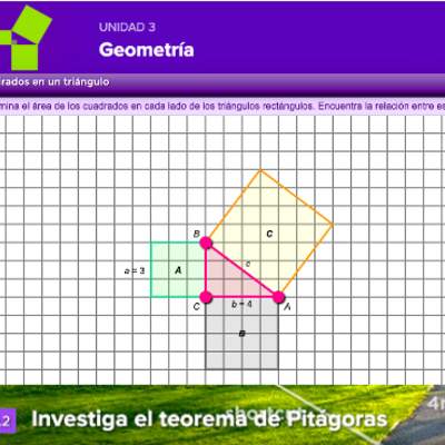 Investigar el teorema de Pitágoras