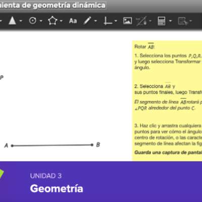 Herramienta de geometría dinámica