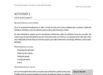 Actividad sugerida - Parte 1 - Actividad 1 - ¿Qué quiero lograr?