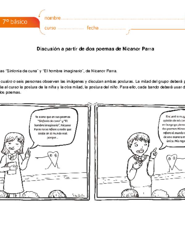 Discusión sobre dos poemas de Nicanor Parra