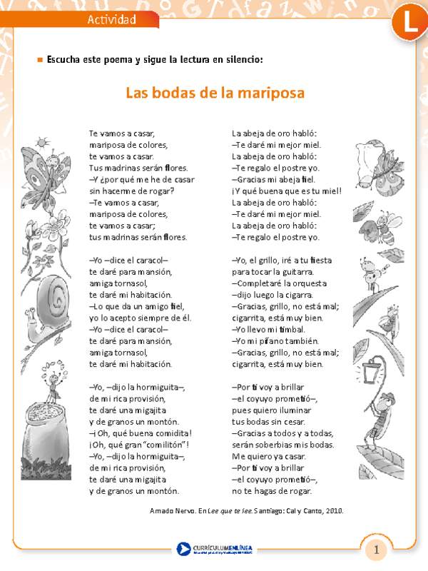 Actuación Las bodas de la mariposa