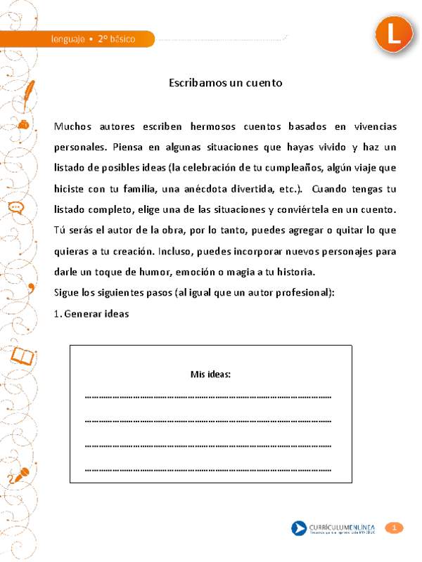 Escribamos un cuento