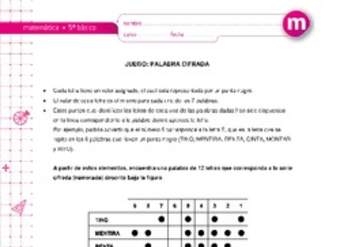 Juego: Palabra cifrada