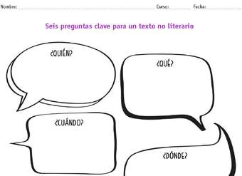 6 preguntas clave para un texto no literario