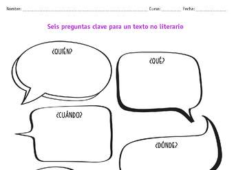 6 preguntas clave para un texto no literario