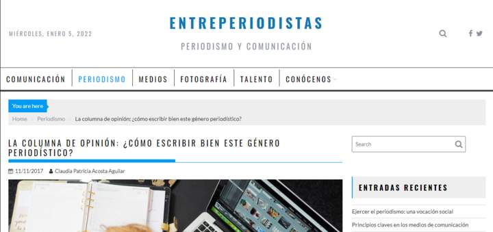 Entre periodistas: ¿cómo escribir bien este género periodístico?