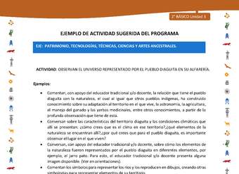 Actividad sugerida Nº 8- LC02 - INTERCULTURALIDAD-U3-EP - OBSERVAN EL UNIVERSO REPRESENTADO POR EL PUEBLO DIAGUITA EN SU ALFARERÍA