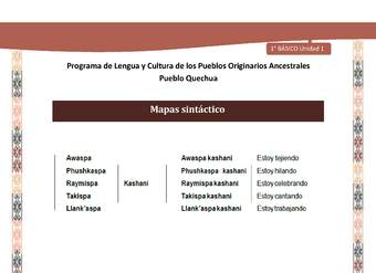 Orientaciones al docente - Mapas sintáctico