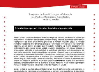 Orientaciones para el educador tradicional y/o docente