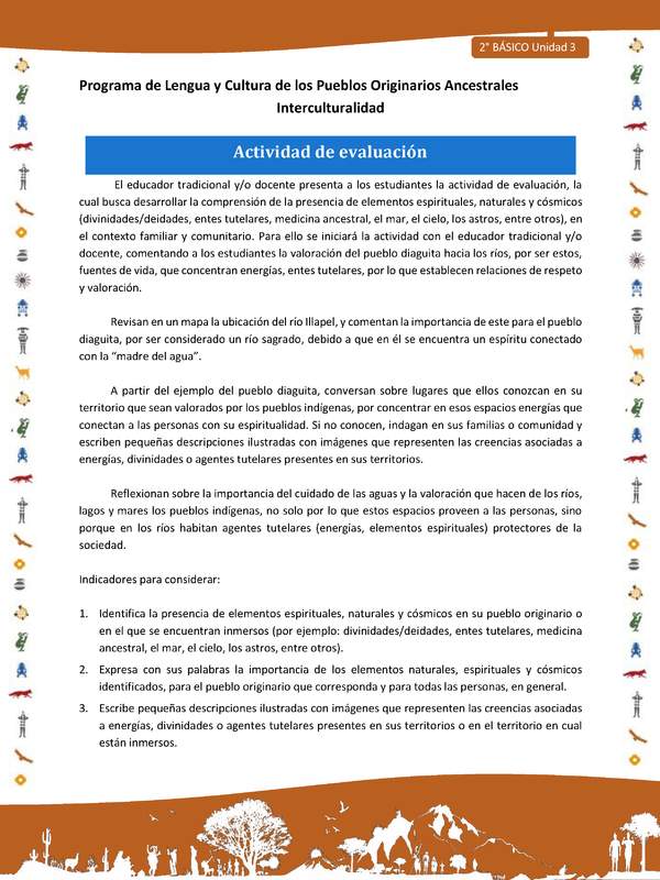 Actividad de evaluación