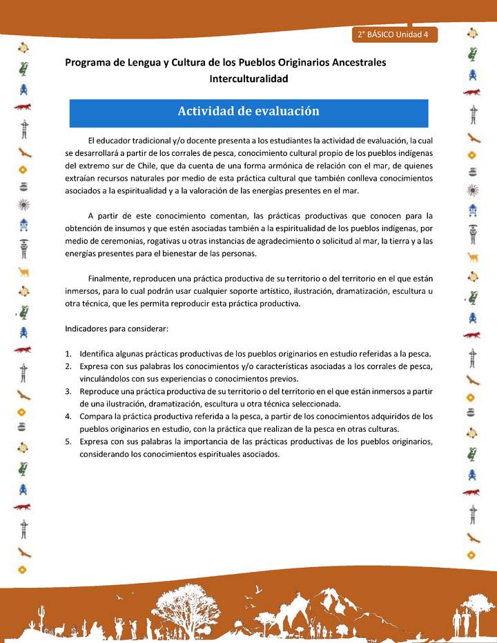 Actividad de evaluación