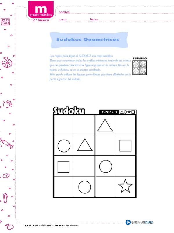 Sudoku geométrico 12