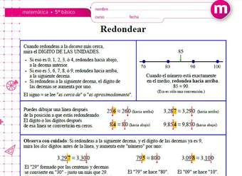 Redondear números a la decena más cercana