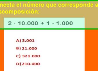 Componer y descomponer números en forma aditiva y multiplicativa (I)