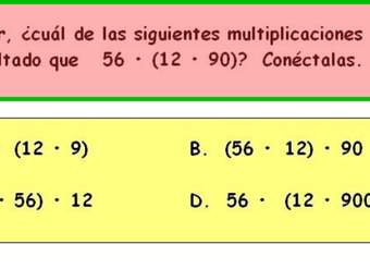 Propiedades de la multiplicación