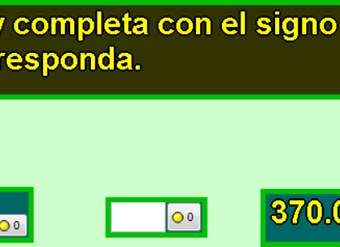 Comparar y ordenar números (III)