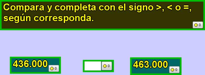 Comparar y ordenar números (IV)