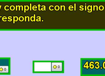 Comparar y ordenar números (IV)