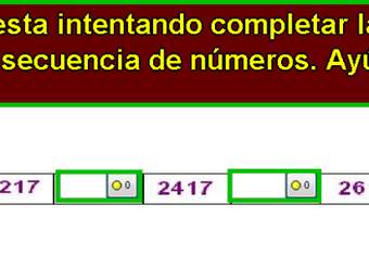 Completar secuencia numérica (I)