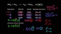 Determinación experimental de leyes de velocidad