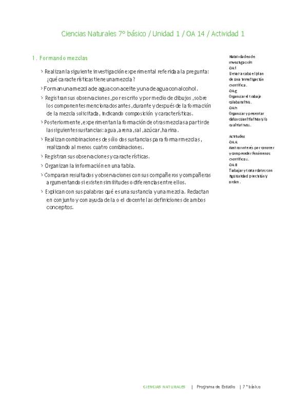 Ciencias Naturales 7° básico-Unidad 1-OA14-Actividad 1
