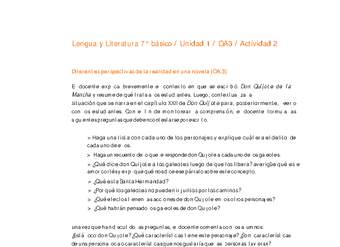 Lengua y Literatura 7° básico-Unidad 1-OA3-Actividad 2