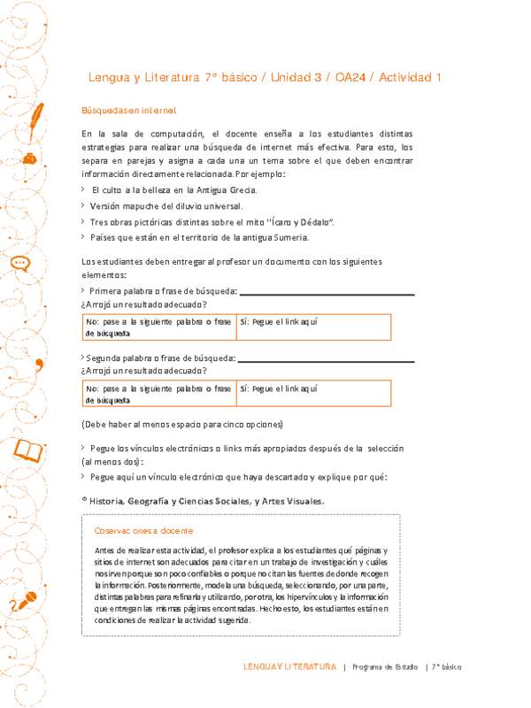 Lengua y Literatura 7° básico-Unidad 3-OA24-Actividad 1