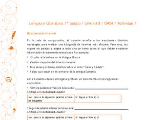 Lengua y Literatura 7° básico-Unidad 3-OA24-Actividad 1