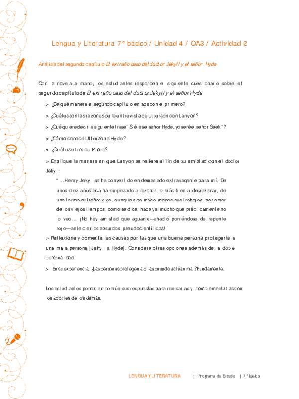 Lengua y Literatura 7° básico-Unidad 4-OA3-Actividad 2