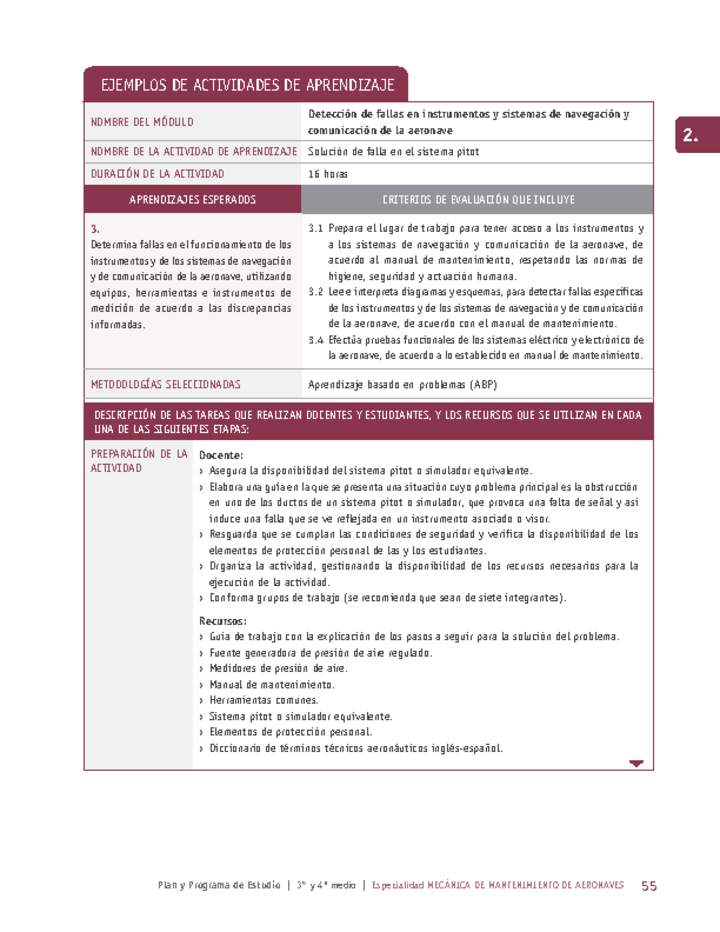 Solución de falla en el sistema pitot