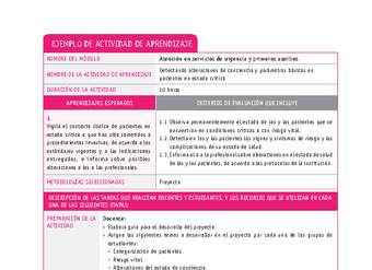 Detectando alteraciones de conciencia y parámetros básicos en pacientes en estado crítico