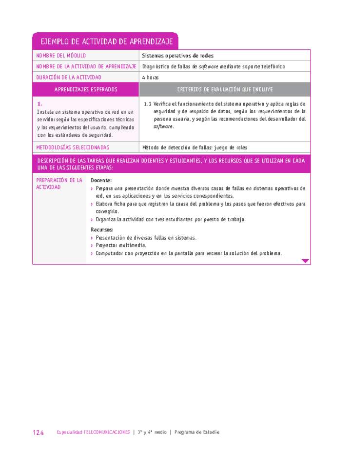 Diagnóstico de fallas de software mediante soporte telefónico