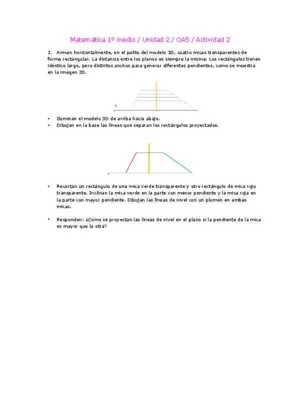 Matemática 1 medio-Unidad 2-OA5-Actividad 2