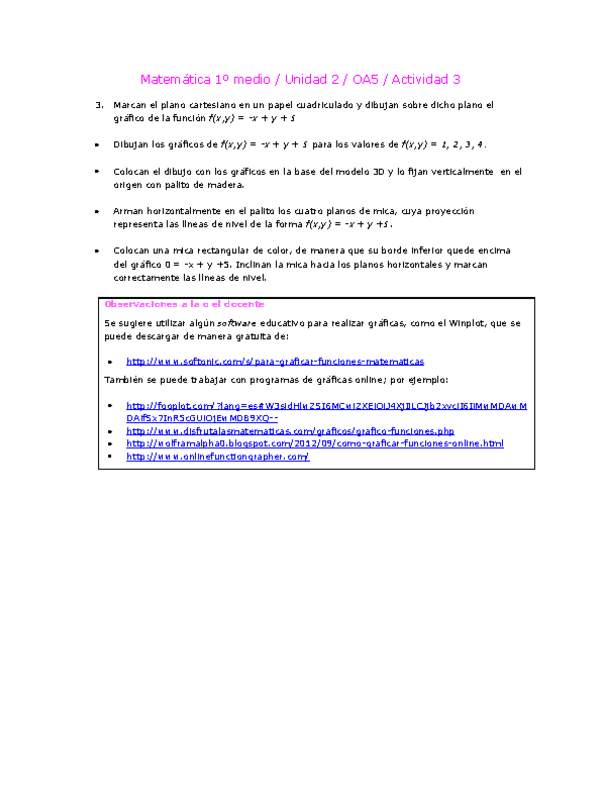 Matemática 1 medio-Unidad 2-OA5-Actividad 3