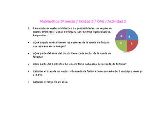 Matemática 1 medio-Unidad 2-OA6-Actividad 2