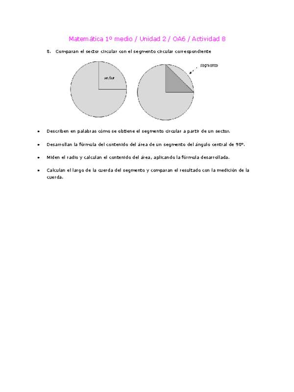 Matemática 1 medio-Unidad 2-OA6-Actividad 8