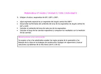 Matemática 1 medio-Unidad 2-OA6-Actividad 9