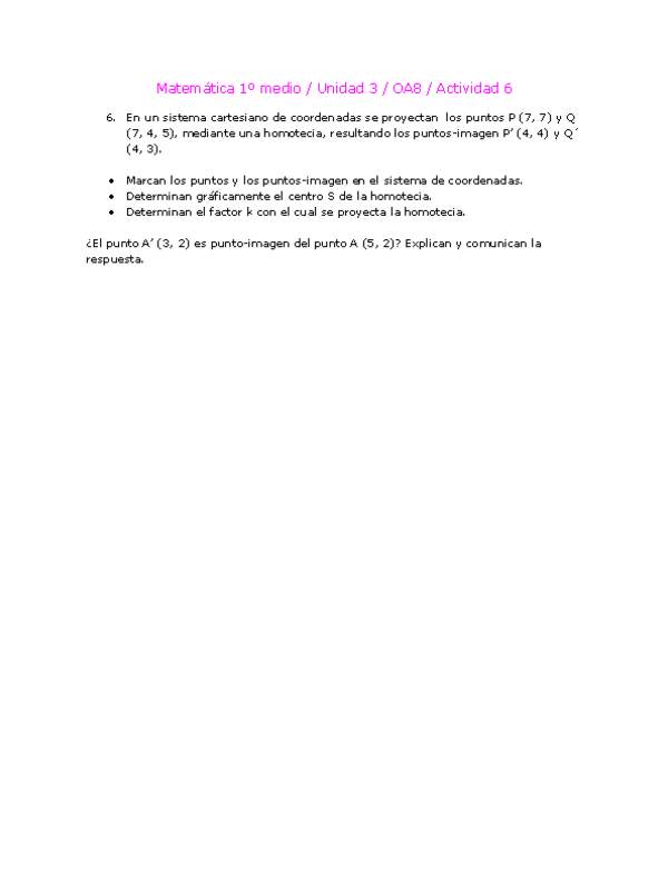 Matemática 1 medio-Unidad 3-OA8-Actividad 6