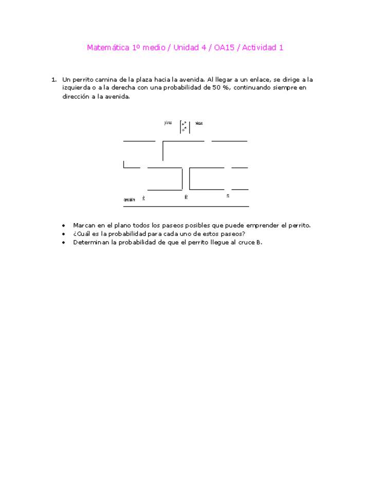 Matemática 1 medio-Unidad 4-OA15-Actividad 1