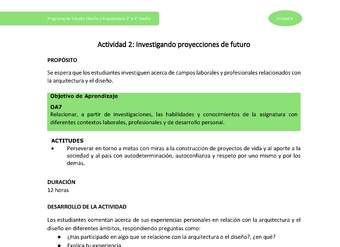 Actividad 2: Investigando proyecciones de futuro