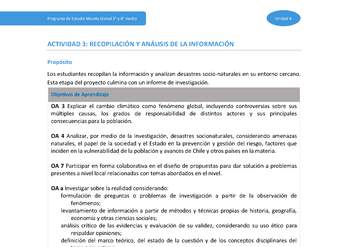 Actividad 3: Recopilación y análisis de la información