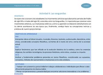 Actividad 4: Las vanguardias