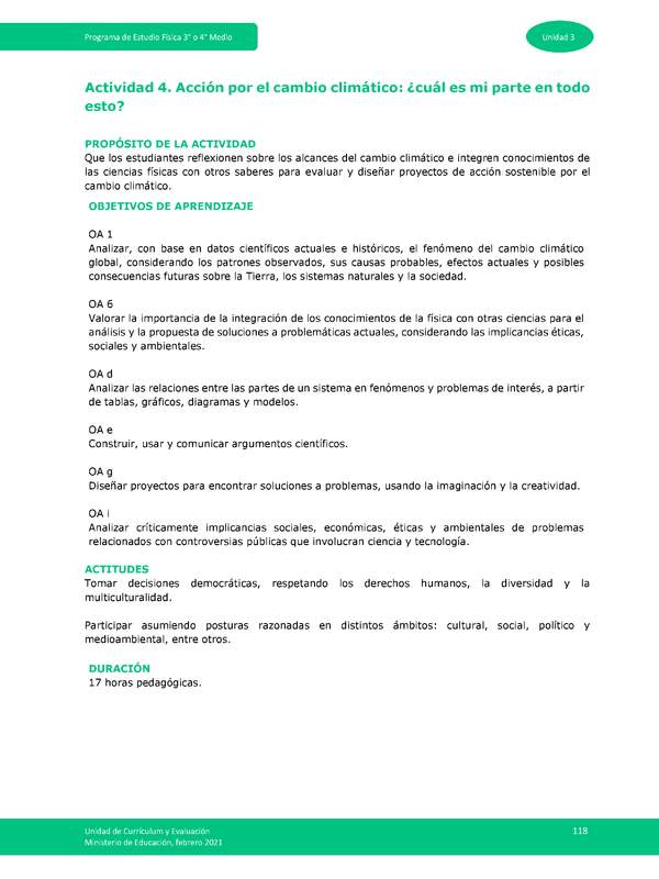 Actividad 4 -.Acción por el cambio climático: ¿cuál es mi parte en todo esto?