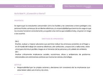 Actividad 4: ¿Conexión a tierra?