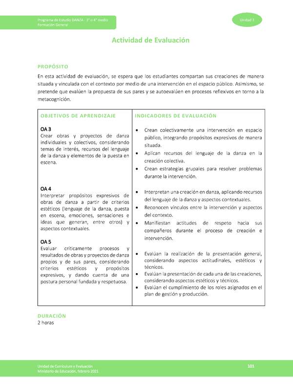 Actividad de evaluación sumativa