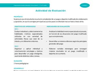 Actividad de evaluación Unidad 1