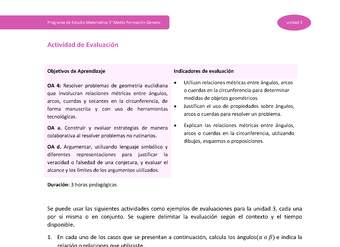 Actividad de evaluación Unidad 3