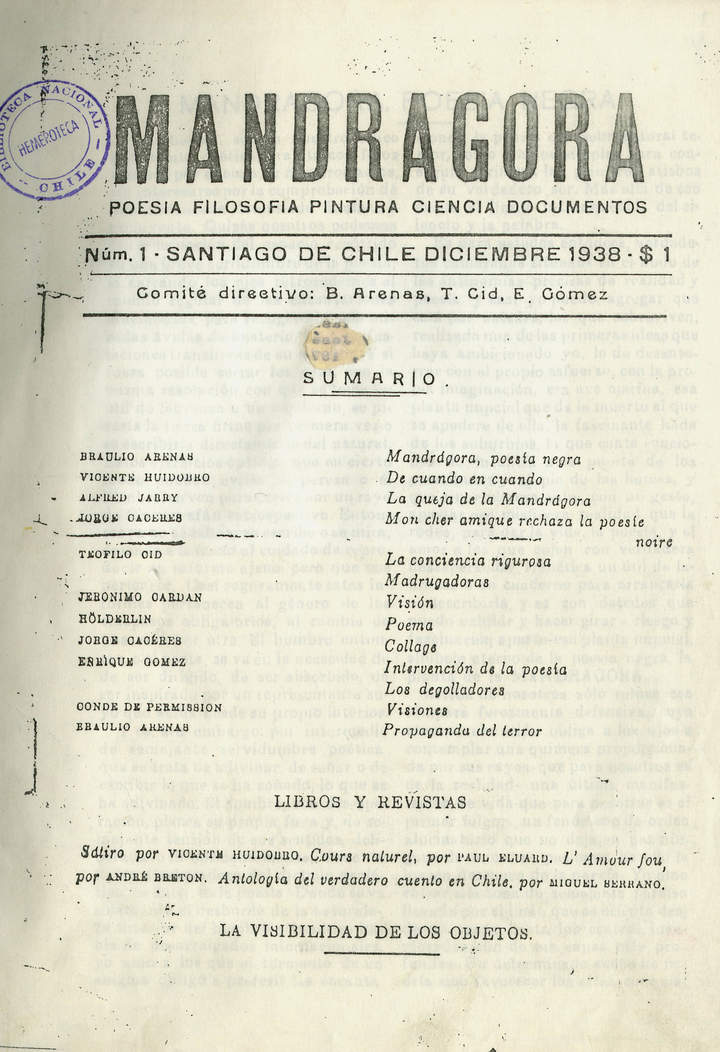 Revista Mandrágora (1938-1941)